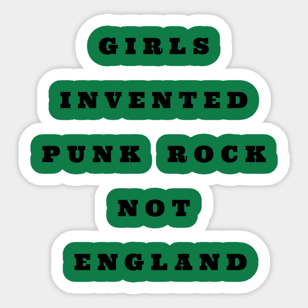 Kim Gordon's Punk Shirt Sticker by RabbitWithFangs